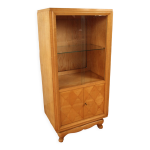 Vitrine art dco en sycomore ond