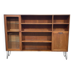 Vitrine bar g - plan des annes 70 en teck