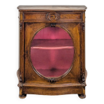 Vitrine basse en acajou anglaise Vitrine basse en acajou anglaise