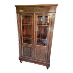 Vitrine bibliotheque napoleon iii a marqueterie de laiton en acajou du xix è n°2 Vitrine bibliotheque napoleon iii a marqueterie de laiton en acajou du xix è n°2