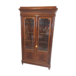 Vitrine bibliothque en noyer poque louis philippe