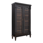Vitrine biedermeier noire, autriche, milieu du xixe sicle