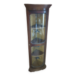 Vitrine bombe, encoignure xxme