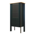 Vitrine en chêne, design danois, années 1980, production : danemark Vitrine en chêne, design danois, années 1980, production : danemark