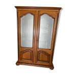 Vitrine en chne massif