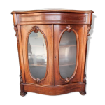 Vitrine galbe poque napolon iii en acajou vers 1850