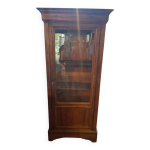 Vitrine louis philippe en noyer