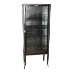 Vitrine de m�decine en m�tal vers 1940