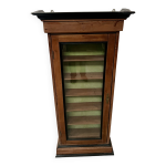 Vitrine murale en bois naturel xix si�cle