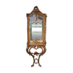 Vitrine en noyer style louis xv