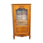 Vitrine provencale style louis xv en merisier poque xxeme