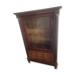 Vitrine style empire en acajou et bronzes dor�s