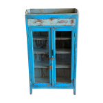 Vitrine en teck ancien