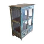 Vitrine en teck ancien