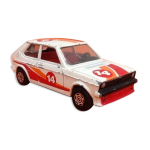 Voiture miniature volkswagen polo turbo (1983)