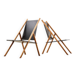 Yrjo wiherheimo & rudi merz rare paire de chaises longues pinna pour korkeakosko oy finlande annes 1970 ...