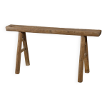 Yun - ancien banc fin chinois en orme n°3 Yun - ancien banc fin chinois en orme n°3