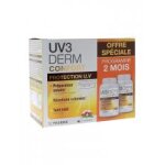 3c pharma uv3 derm confort 120 gélules - boîte 2 pots de 60 gélules 3c pharma uv3 derm confort 120 gélules - boîte 2 pots de 60 gélules