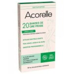 Acorelle bandes de cire froide jambes & corps bio 20 bandes - bo�te 20 bandes de cire froide
