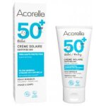 Acorelle b�b� cr�me solaire spf50 + bio 50 ml - tube 50 ml