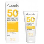 Acorelle cr�me solaire visage spf50 bio 50 ml - tube 50 ml