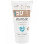 Alphanova sun sensitive crme solaire teinte nude sans parfum spf50 + bio 50 g - tube 50 g