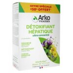 Arkopharma arkofluides dtoxifiant hpatique 20 ampoules + 10 ampoules offertes - bote 30 ampoules de ...