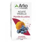Arkopharma arkoglules myrtille & lutine 45 glules - pot 45 glules