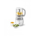 Avent robot cuiseur mixeur 4 en1 pour b�b� - bo�te 1 robot + accessoires + 1 livret de recettes