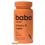 Baba nutrition cheveux et ongles 60 capsules - pot 60 capsules