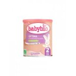 Babybio optima 2 au lait de fermes fran�aises de 6 � 12 mois bio 400 g - bo�te 400 g