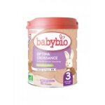Babybio optima croissance 3 au lait de fermes franaises de 10 mois  3 ans bio 800 g - bote 800 g