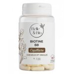 Belle & bio biotine b8 120 gélules - pot 120 gélules Belle & bio biotine b8 120 gélules - pot 120 gélules