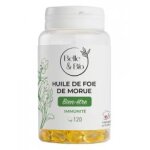 Belle & bio huile de foie de morue 120 capsules - pot 120 capsules Belle & bio huile de foie de morue 120 capsules - pot 120 capsules