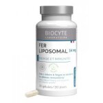 Biocyte longevity fer liposomal 30 g�lules - bo�te 30 g�lules