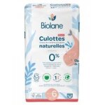 Biolane culottes naturelles 36 culottes taille 6 ( + 16 kg) - paquet 36 culottes