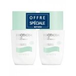 Biotherm do pure natural protect dodorant soin 24h bio roll - on lot de 2 x 75 ml - flacon - bille ...