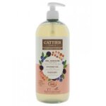 Cattier gel douche aloe vera fruits des bois bio 1 l - flacon - pompe 1 l
