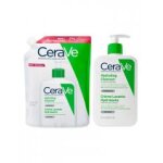 Cerave crme lavante hydratante 473 ml + co - recharge 473 ml - lot 2 produits