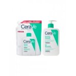 Cerave gel moussant 473 ml + �co - recharge 473 ml - lot 2 produits