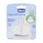 Chicco natural feeling 2 ttines dbit variable 4 mois et + - bote 2 ttines