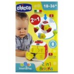 Chicco smart2play 2en1 bricks 18 - 36 mois - bote 1 cube + accessoires