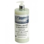 La corvette savon liquide de marseille lait de chvre 1 l - flacon - pompe 1 l