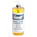 La corvette savon liquide de marseille nature 1 l - flacon - pompe 1 l