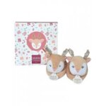 Doudou et compagnie ela le renne chaussons 0 - 6 mois - bote 1 paire de chaussons