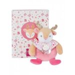 Doudou et compagnie ela le renne doudou hochet - bote 1 doudou