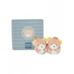 Doudou et compagnie ma l'ours chaussons 0 - 6 mois - bote 1 paire de chaussons