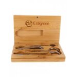 Estigreen kit de manucure bambou - coffret 4 produits