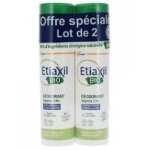 Etiaxil dodorant vgtal 24h bio lot de 2 x 100 ml - lot 2 x 100 ml