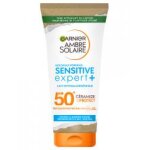 Garnier ambre solaire sensitive expert + lait solaire spf50 + 50 ml - tube 150 ml